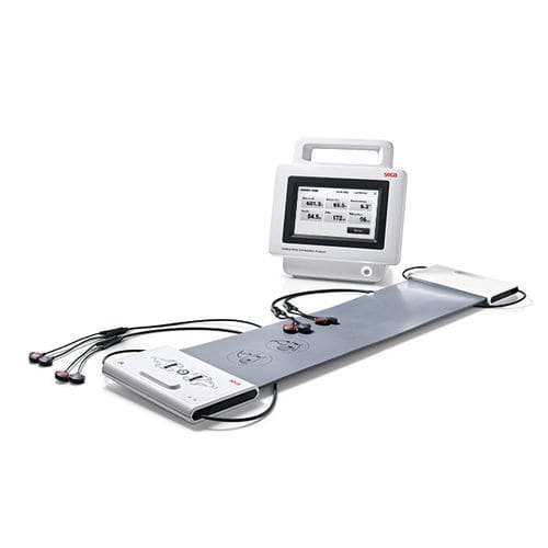 Körper-Analysewaage / Bioimpedanzmessung - mBCA Go - seca - der Ernährung / mit Touchscreen / mit LED-Display