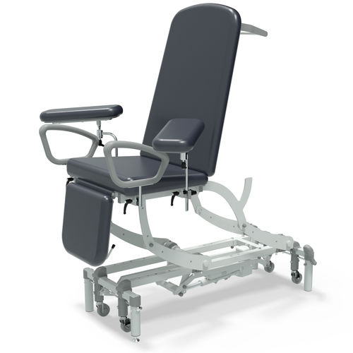 Elektrischer Blutentnahmesessel - NV9676P-CLS-2WH-LO - SEERS Medical - dreiteilig / mit Fußstütze / auf Rollen