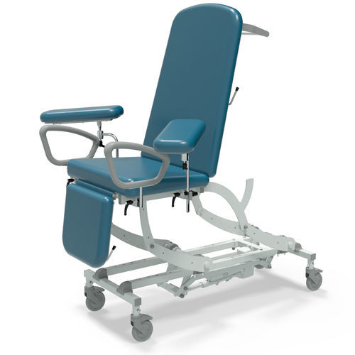 Elektrischer Blutentnahmesessel - NV9466P-CLS-1WH-LG - SEERS Medical - dreiteilig / mit Fußstütze / auf Rollen