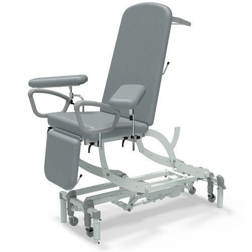 Elektrischer Blutentnahmesessel - NV9466P-PRM-1WH-LG - SEERS Medical - dreiteilig / mit Fußstütze / auf Rollen