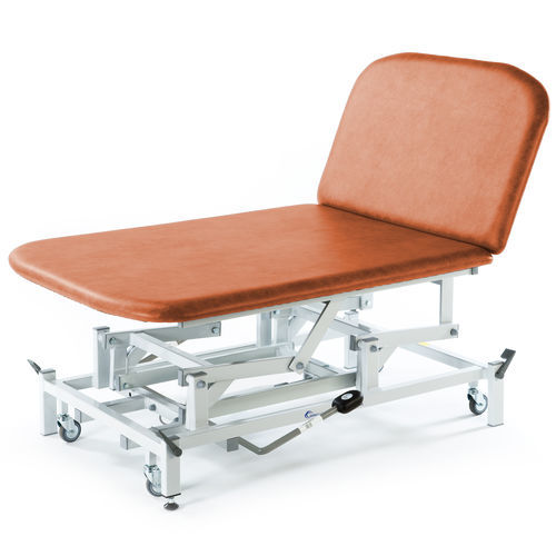 Hydraulische Bobathliege -  ST4552 - SEERS Medical - auf Rollen / mit höhenverstellbarer Rückenlehne / zweiteilig