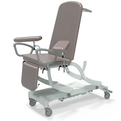 Elektrischer Blutentnahmesessel - NV9676P-PRM-2WF-LO - SEERS Medical - dreiteilig / mit Fußstütze / auf Rollen
