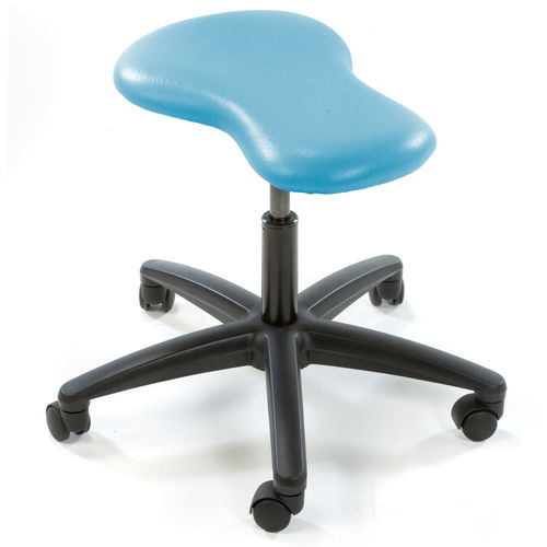 Hocker für Gesundheitseinrichtungen - ST6109 - SEERS Medical - höhenverstellbar / auf Rollen / schwarz