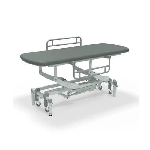 Elektrische Untersuchungsliege - NV1561A-CLS-1WH-LG - SEERS Medical - höhenverstellbar / auf Rollen / einteilig
