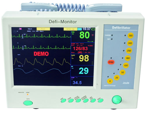 Manueller externer Defibrillator - PT-9000B - Seeuco Electronics Technology  - mit EKG-Anzeige