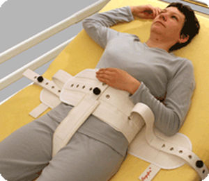 Krankenhausbett-Befestigungsriemen - 2221 - SEGUFIX-Bandagen Das Humane System - Bauch