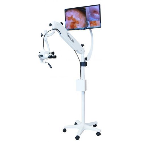 Videokolposkop - 985 - Seiler Medical - binokular / Rollenstativ
