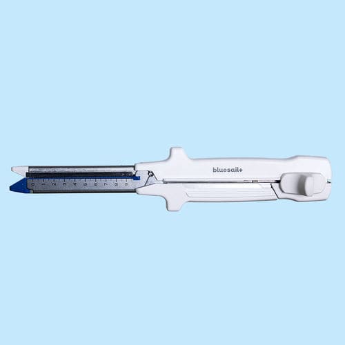 Lineares chirurgisches Klammergerät - Bluesail Surgical - für gastrointestinale Chirurgie / Einweg