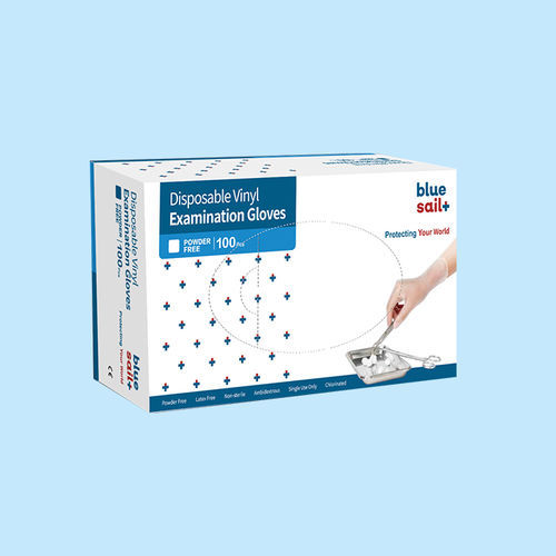 Vinylhandschuh - Bluesail Surgical - ohne Latex / für Untersuchungen / EN 455
