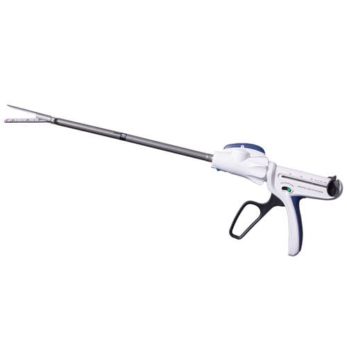 Lineares chirurgisches Klammergerät - EndoBlue&trade; - Bluesail Surgical - für laparoskopische Chirurgie / Einweg / Schneid