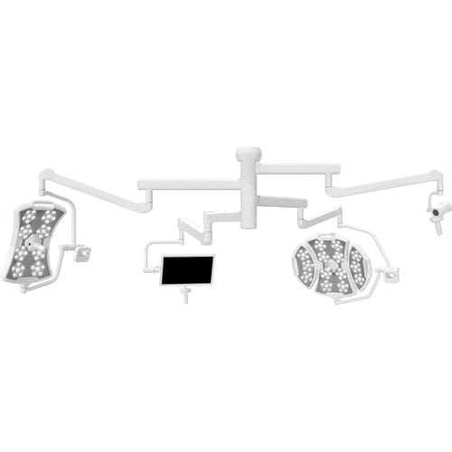 Deckenmontierte OP-Leuchte - L6 - Comen - LED / mit 2 Armen / 96
