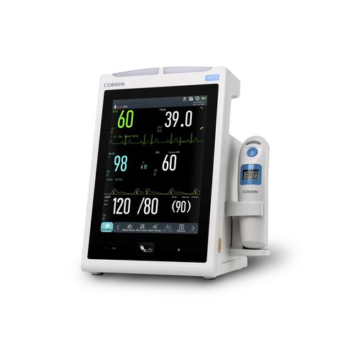 Vitalzeichenmonitor auf Wagen - NC5 - Comen - tragbar / kompakt / EKG