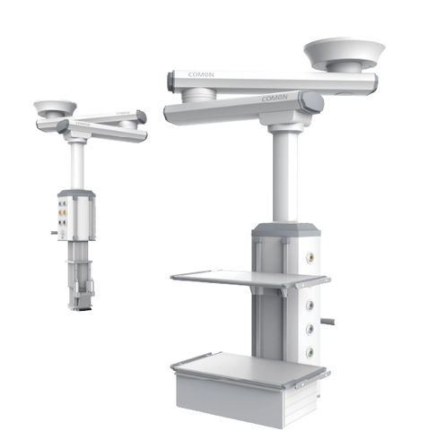 Deckenmontierter Verteilerarm - D series - Comen - für Intensivpflege / mit Gelenk / mit Einfacharm