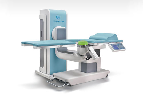 Extrakorporaler Lithotripter - ESWL-109 - Shenzhen Hyde Medical Equipment  - bodenbefestigt / mit Lithotripsie-Tisch