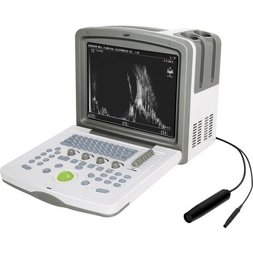 Tragbares Ultraschallgerät - WED-5100 - Shenzhen Well.D Medical Electronics - für ophthalmische Ultraschalluntersuchungen / Schwarz-Weiß / 12 "