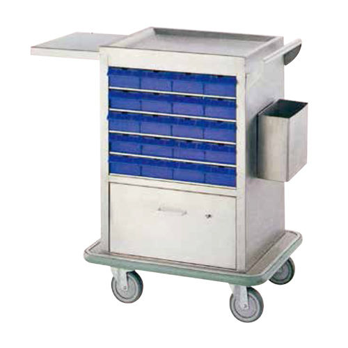 Medizinischer Wagen - CE-015 - Sigma-Care Development  - Medikamente / zur Medikamentenausgabe / Edelstahl