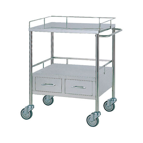 Medizinischer Wagen - SE-014 - Sigma-Care Development  - für medizinische Geräte / Pflege / Edelstahl