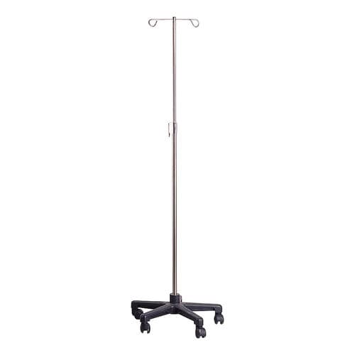 Infusionsständer auf Rollen - SE-017 - Sigma-Care Development  - 2 Haken / Edelstahl