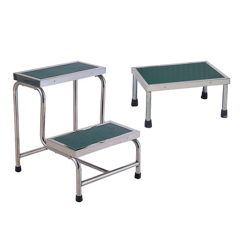 Stufentritt mit 1 Stufe - SE-018 - Sigma-Care Development  - mit 2 Stufen / Edelstahl / rutschfest