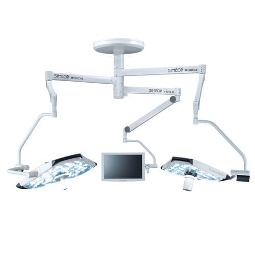 Deckenmontierte OP-Leuchte - Sim.LED 5000 MC - SIMEON Medical - LED / mit 2 Armen