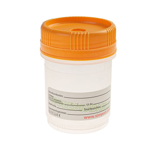Urinprobenbehälter - C567 SpecTainer™ - Simport Scientific - biologisch / Polypropylen / mit Schraubverschluss