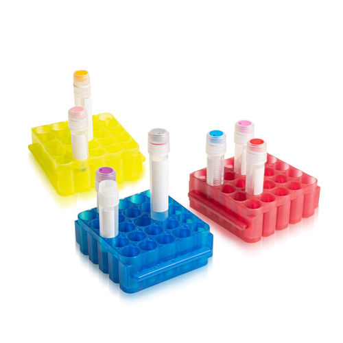 Labor-Halter / für Röhrchen - S500-25 - UNIRACK™ JUNIOR - Simport Scientific - Polystyrol