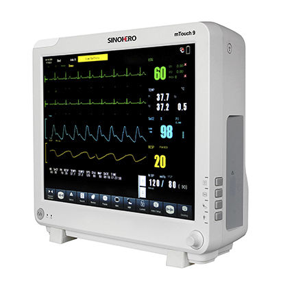 Kompakter Multiparameter-Monitor - mTouch 9 - Sino-Hero - tragbar / modular / EKG