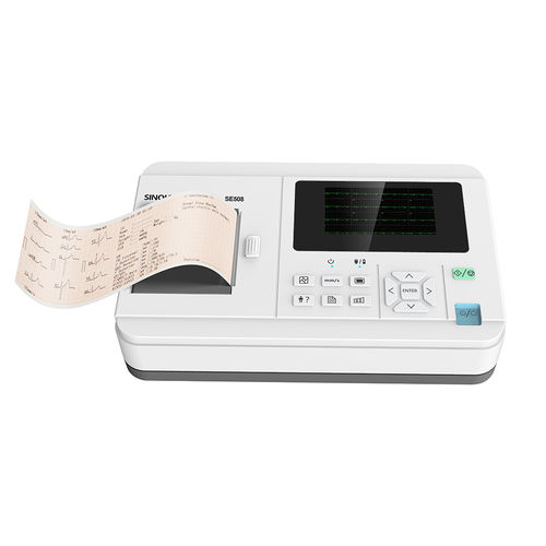 Ruhe-Elektrokardiograph - SE508  - Sino-Hero - 3 Kanäle / digital / mit Drucker