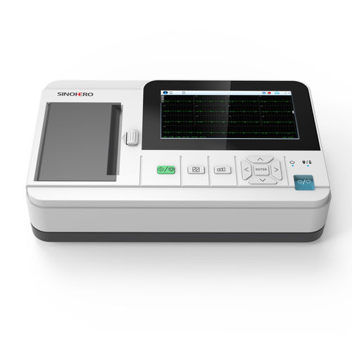 Ruhe-Elektrokardiograph - SE600 - Sino-Hero - 6 Kanäle / digital / mit Drucker