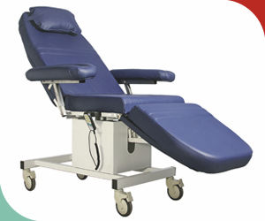 Elektrischer Blutentnahmesessel - LDC-11 / LDC-12 / LDC-13 - Labtop Instruments Pvt. Ltd. - dreiteilig / auf Rollen