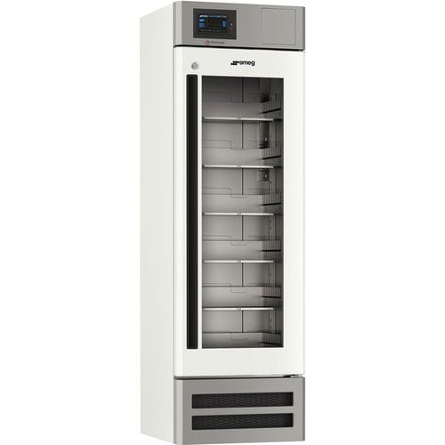 Kühlschrank für Blutbanken - FE30G1EVO - SMEG Instruments - vertikal / 1 Tür / mit Glastür