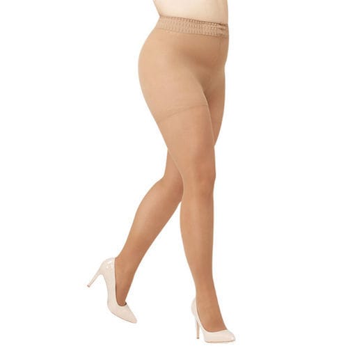 Stützstrumpfhose zur Prävention venöser Thromboembolien - Curvy 140 - Solidea - für Frauen / L / M