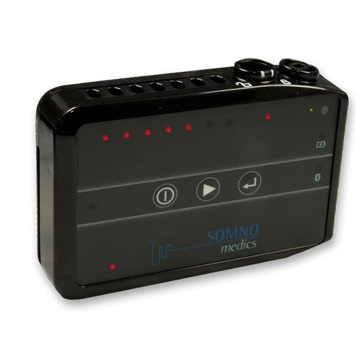 Ambulanter Polysomnograph - SOMNO HD Eco - SOMNOmedics  - 70 Kanäle / 55 Kanäle / EEG