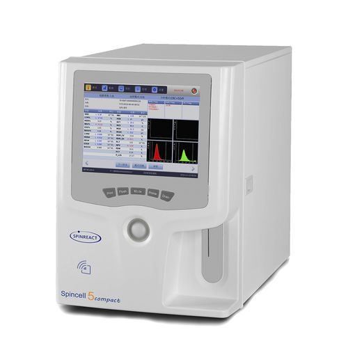 Automatischer Hämatologie-Analysator - Spincell 5compact - Spinreact - 9 Parameter / per Durchflusszytometrie / 60 Proben