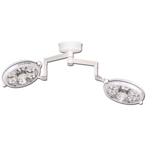 Deckenmontierte OP-Leuchte - ST-LED60 series - St. Francis Medical Equipment  - LED / Halogen / mit 2 Armen