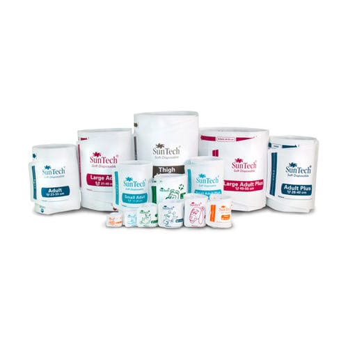 Blutdruckmessungs-Manschette - 98-0400 series - SunTech Medical - Stoff / ohne Latex / zum Einmalgebrauch