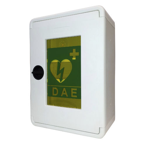 Schrank für Defibrillator - Taumediplast  - für Krankenhaus / mit Tür / wandmontiert