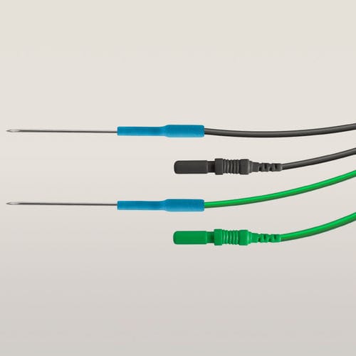 Chirurgie-Elektrode - TE/S50715-001 - Technomed Europe - Nadel / Edelstahl / gebogen