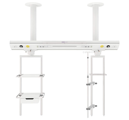 Deckenmontierter Verteilerbalken - Atlas - Tedisel Medical - mobil / für Intensivpflege / für OP-Saal