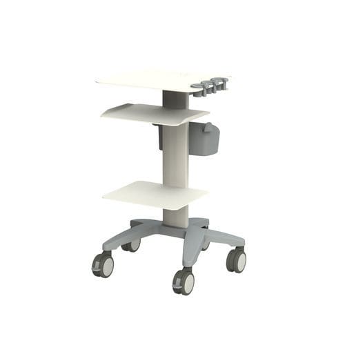 Medizinischer Wagen - TM WBG ECO 02 - Telemed Medical Systems - für Ultraschallgeräte / für Transport / Edelstahl