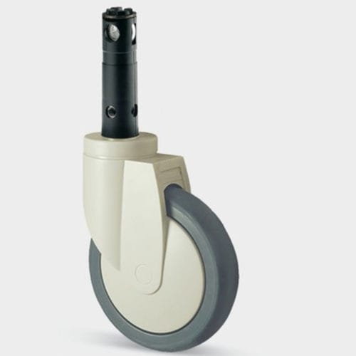 Rad für Krankenhausbett - 2074PJP150R26-28S45 - TENTE-ROLLEN  - Polypropylen / schwenkbar / mit Bremse