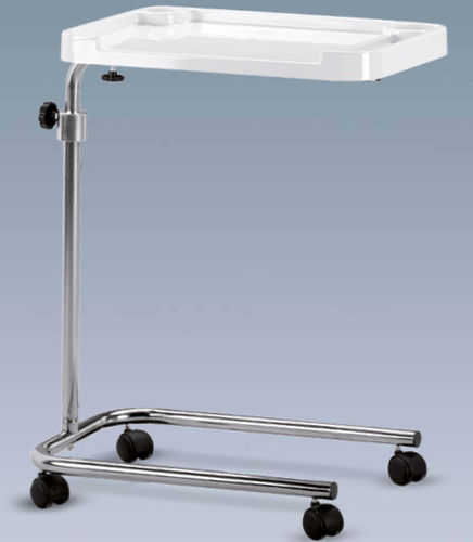 Betttisch auf Rollen - M630033 - Titanox  - höhenverstellbar