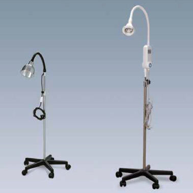 Halogen-Untersuchungsleuchte - M600733 - Titanox  - auf Rollen / Einbau / flexibel