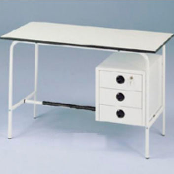 Rechteckiger Schreibtisch - M600290 - Titanox  - 3 Schubladen
