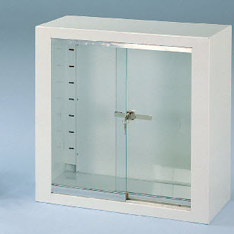 Medikamentenschrank - M600230 - Titanox  - für Krankenhaus / mit Regal / mit Tür