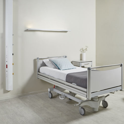 Vertikale Versorgungseinheit - SIMPLE CARE - TLV Healthcare - Patientenzimmer / mit Licht
