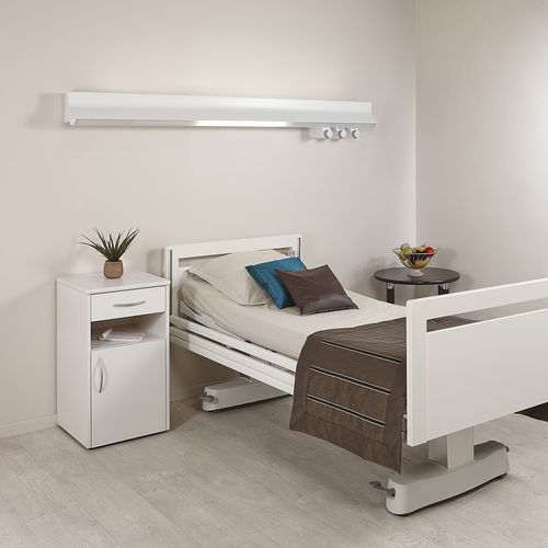Horizontale Versorgungseinheit - HI-BEAM - TLV Healthcare - Patientenzimmer / mit Licht / individuell gestaltbar
