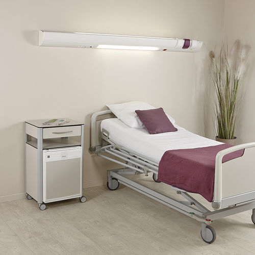 Horizontale Versorgungseinheit - MEDIVA - TLV Healthcare - Patientenzimmer / mit Licht
