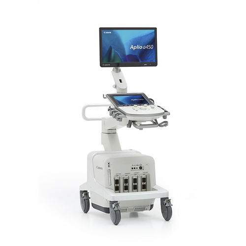 Plattformmontiertes Ultraschallgerät - Aplio a450 - Canon Medical Systems Europe - für Multifunktions-Ultraschall / Schwarz-Weiß / Farbdoppler