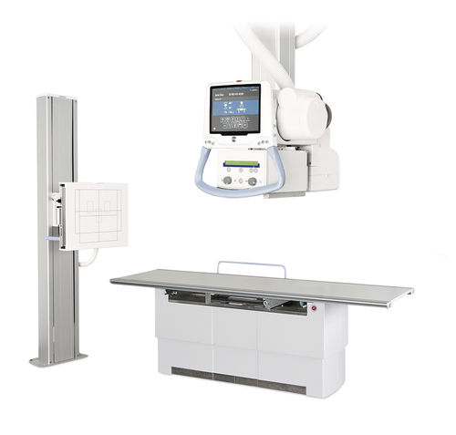 Digitales Röntgensystem - Aceso - Canon Medical Systems Europe - für multifunktionale Röntgenaufnahmen / mit bodenstehendem Bucky / mit Schwenkarm-Säulen